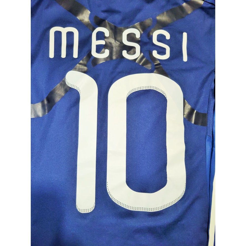 Messi Argentina COPA AMERICA TECHFIT PLAYER ISSUE 2011 Away Soccer Jersey S - Picture 4 of 8